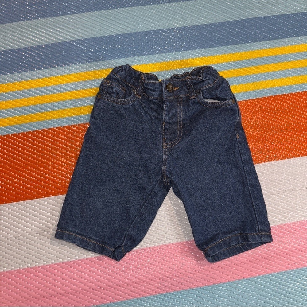 Primark Dark Blue Kids Denim Shorts Boys‎ Size 4-5